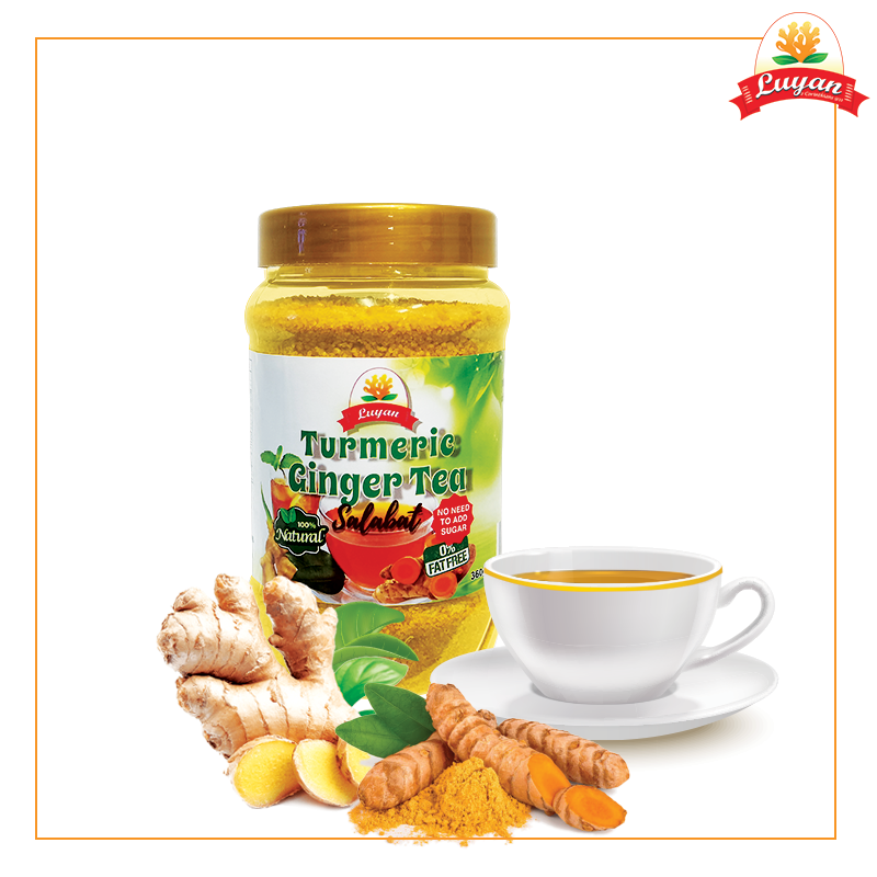 Luyan Instant Turmeric Ginger Tea Salabat 360g Natural Immune System