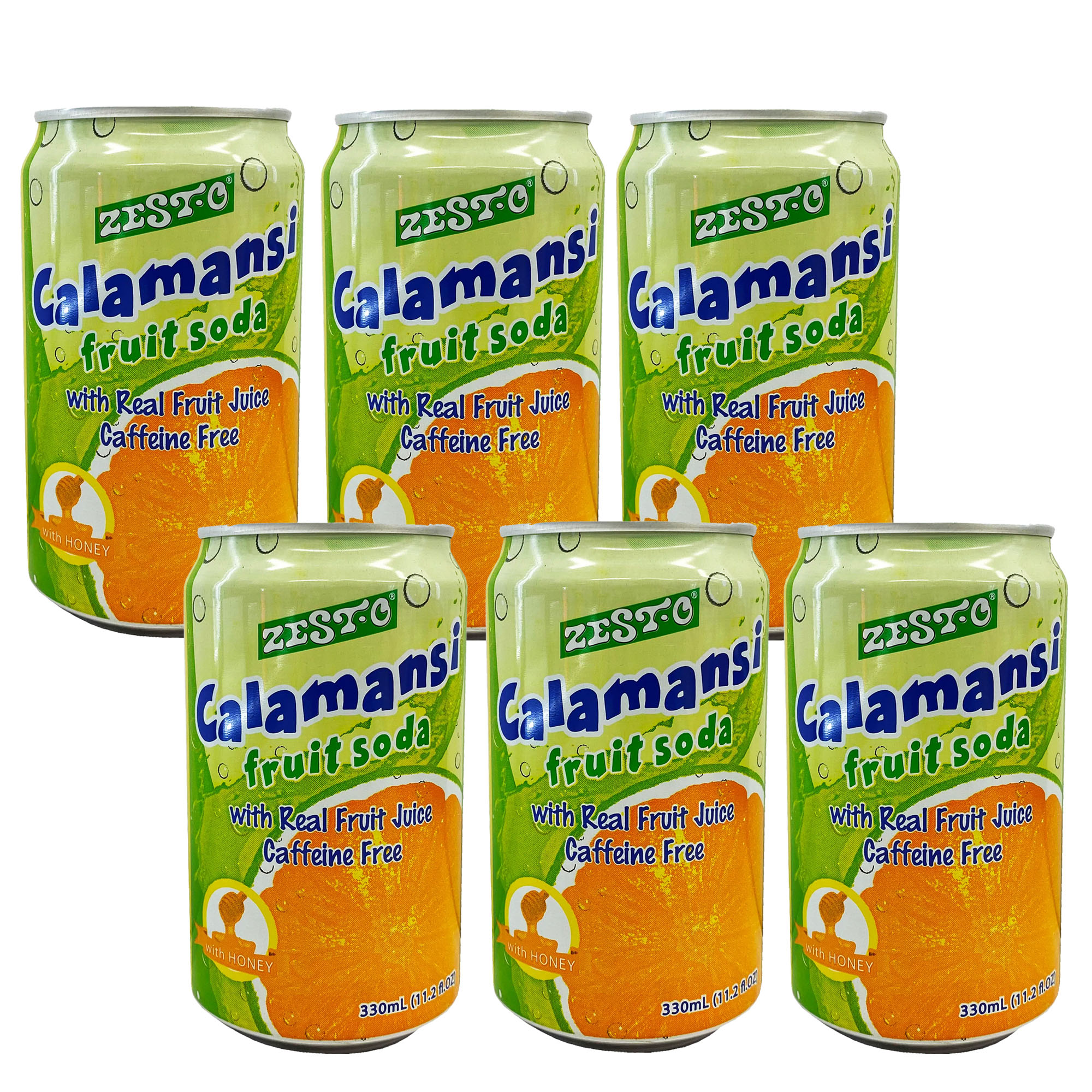 Zesto Fruit Soda Calamansi With Honey & Pomelo with Real Fruit Juice