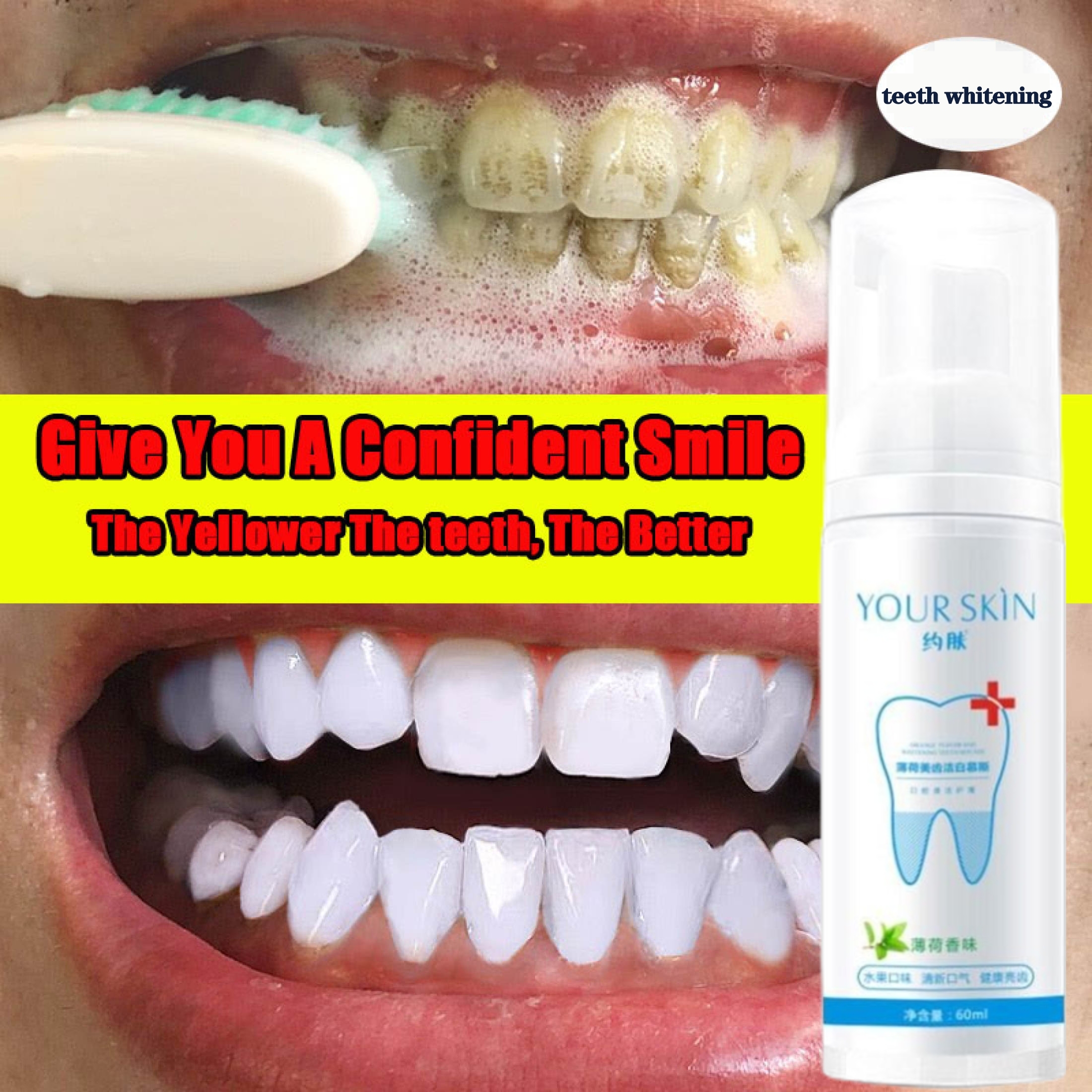 Teeth Whitening Serum Gel Dental Oral Hygiene Effective Remove Stains