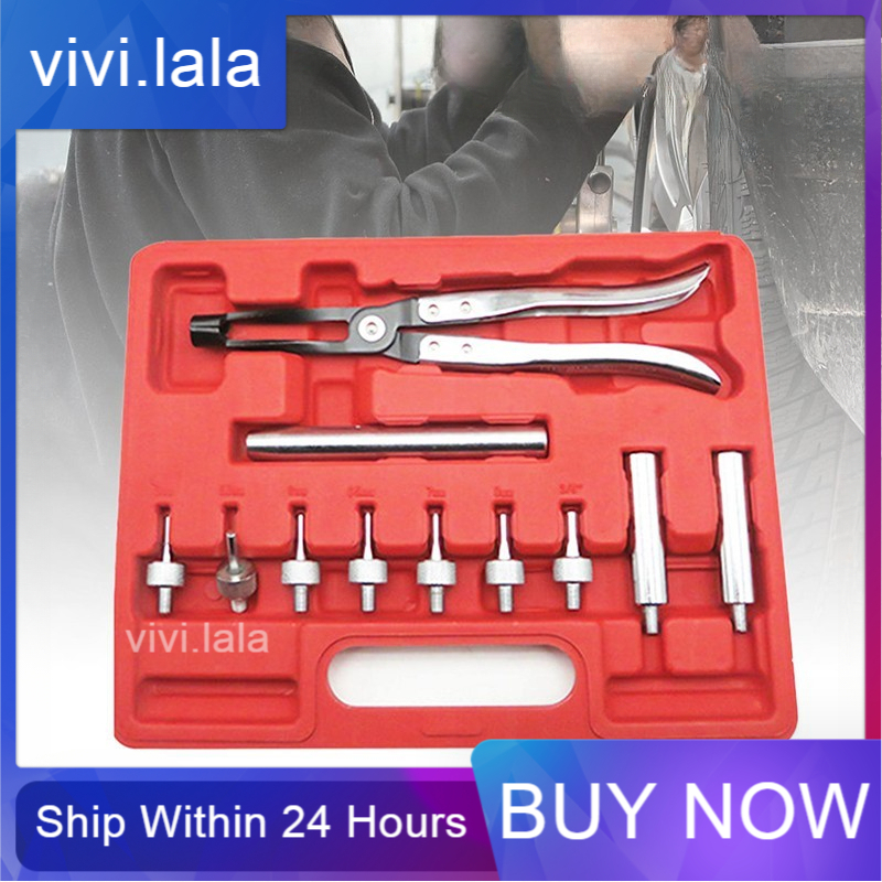 Valve Stem Seal Installer, 11pcs/set Valve Stem Seal Pliers Removal Install  Kit Long Drive Handle Automotive Garage Tools