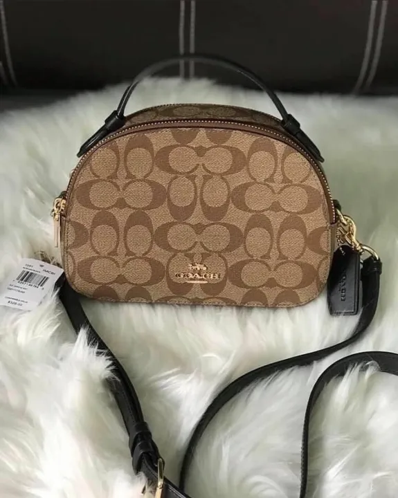 coach monogram satchel