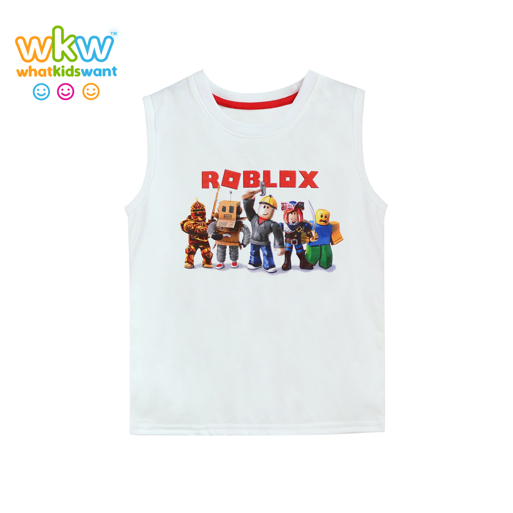 What Kids Want Boys Game Characters Graphic Muscle Shirt