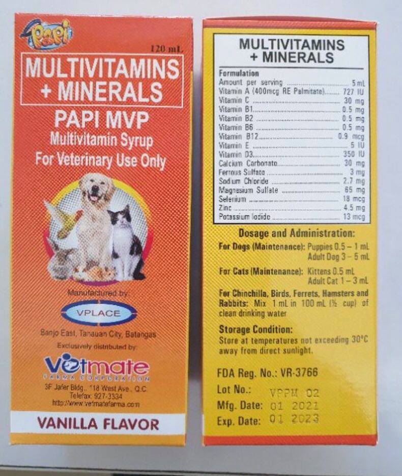 Papi vitamins best sale for puppies