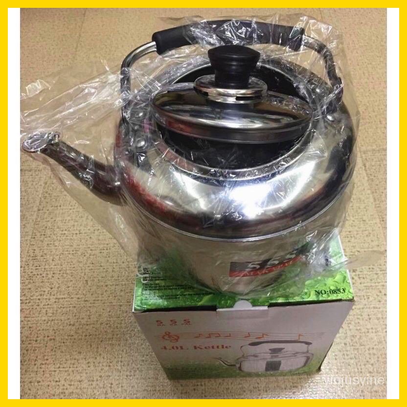 100 STAINLESS STEEL WHISTLING KETTLE (3L4L5L6L) / MAKAPAL & MATIBAY