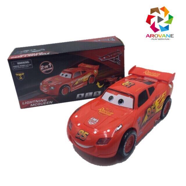 HOT SALE 2 in 1 lightning McQueen TRANSFORMER | Lazada PH