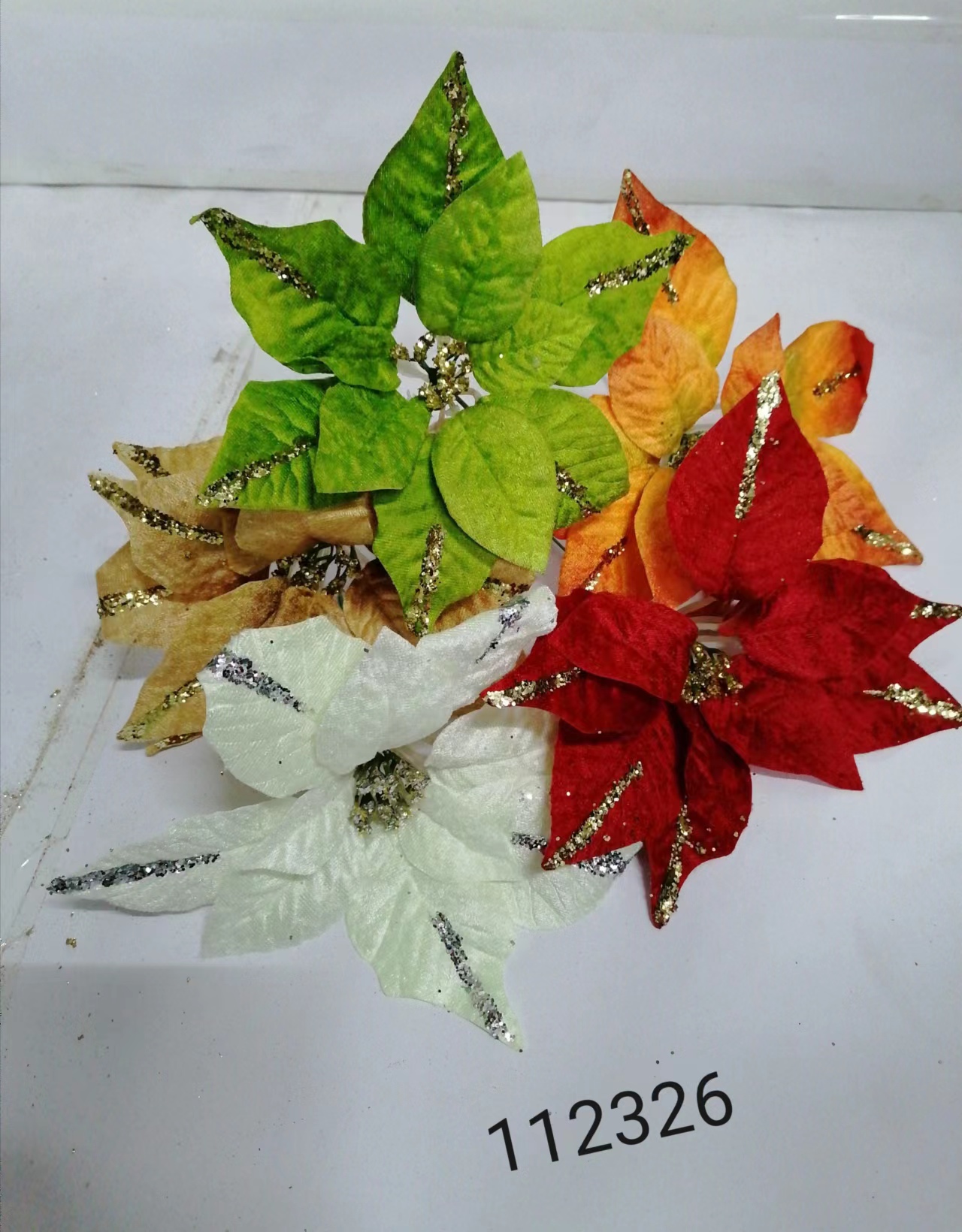 Artificial Poinsettia Flowers for Decoration 112326 Lazada PH