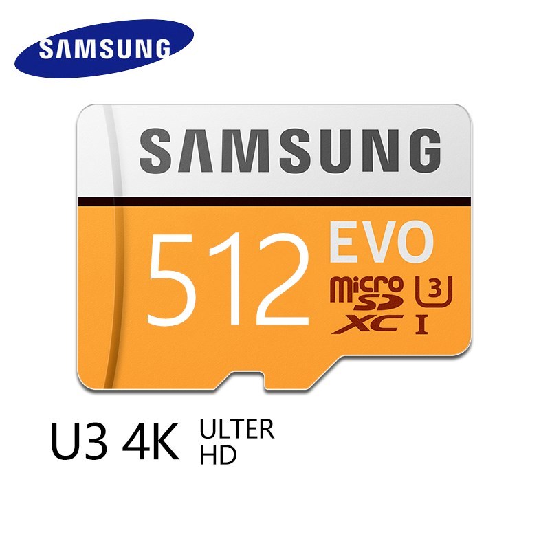 ♥COD+100% original authentic SAMSUNG U3 Micro SD 512GB/256GB/128GB Class10 TF CF Memory Card C10