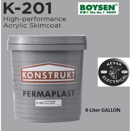 Boysen KONSTRUKT Permaplast K201 HighPerformance ACRYLIC SKIMCOAT 4L