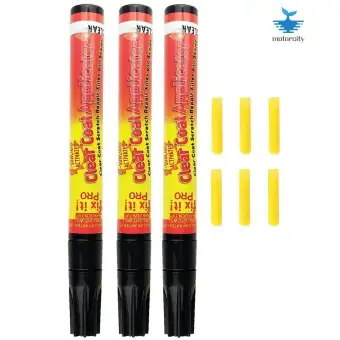 Fix It Pro Car Scratch Repair Remover Pen Clear Coat Applicator Pen 3pcs