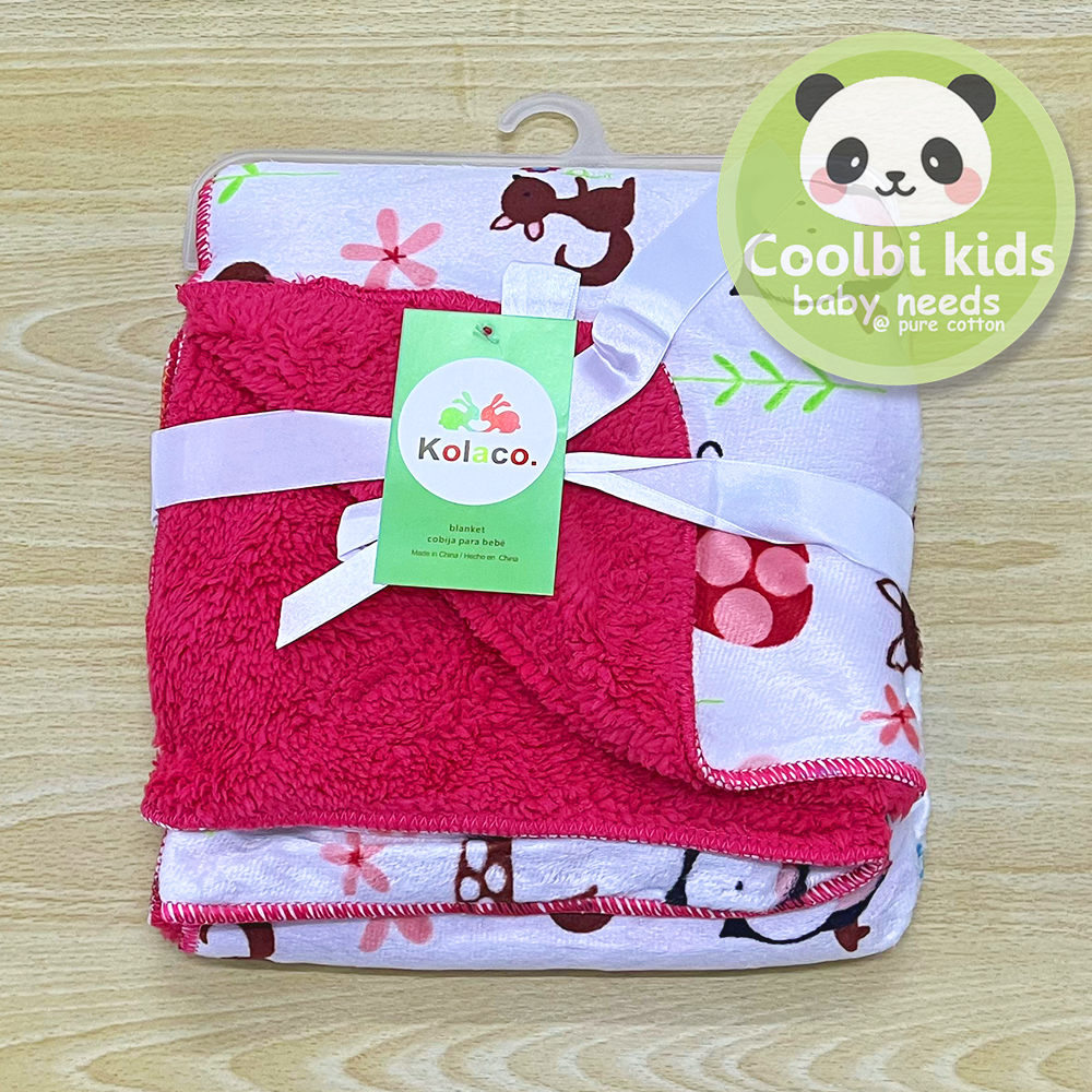 Coolbi Kids UA Blanket Baby Blanket Kumot pambata soft Makapal cotton