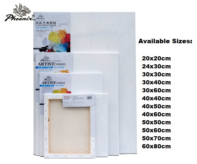 Phoenix Artist Canvas Board 100% Cotton Gesso Primed | Lazada PH
