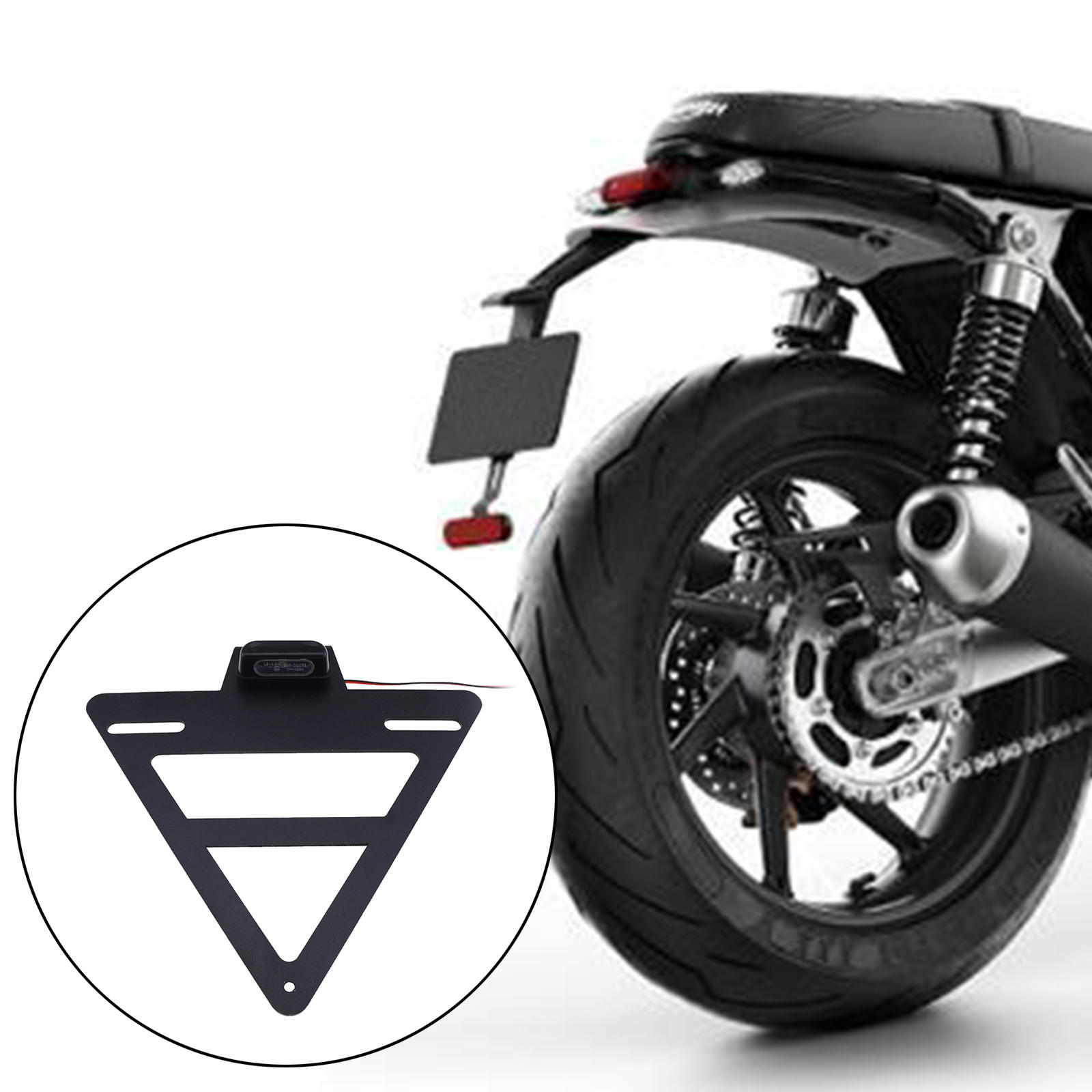 Motorcycle Registration License Plate Mount Motorcycle Tail Tidy