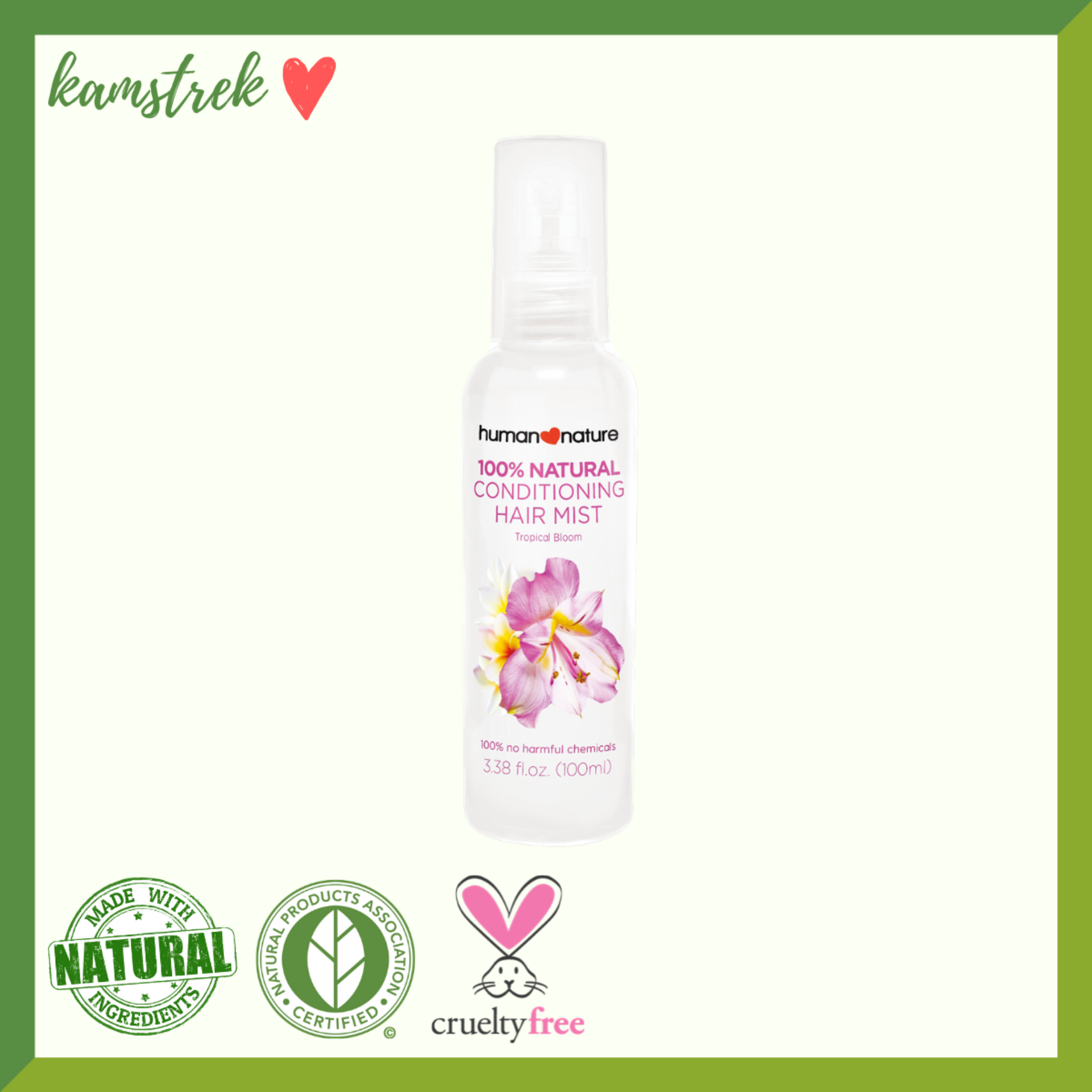 Human Nature Conditioning Hair Mist (100ml) Lazada PH