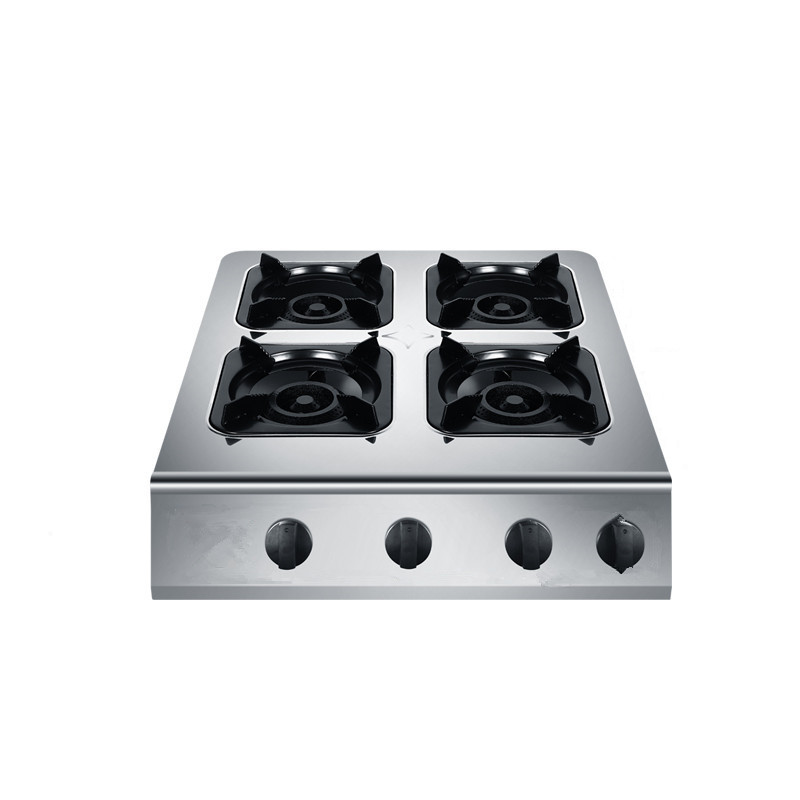 FOTILER 2023 Commercial 4 Burner Gas Stove Stainless Steel 4 Burner Gas