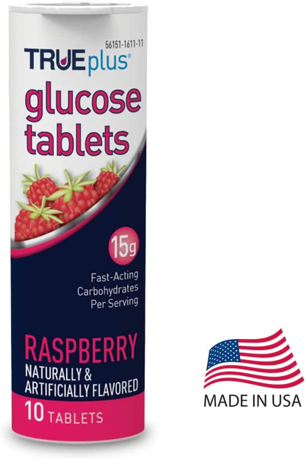 TRUEplus® Glucose Tablets, Raspberry Flavor 10 Count Lazada PH