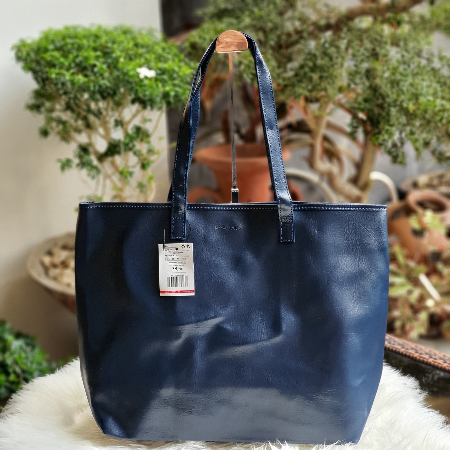 mango blue bag