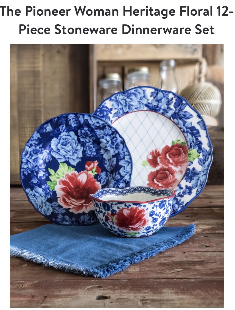 Floral Pattern Pioneer Woman Heritage Floral Collection The