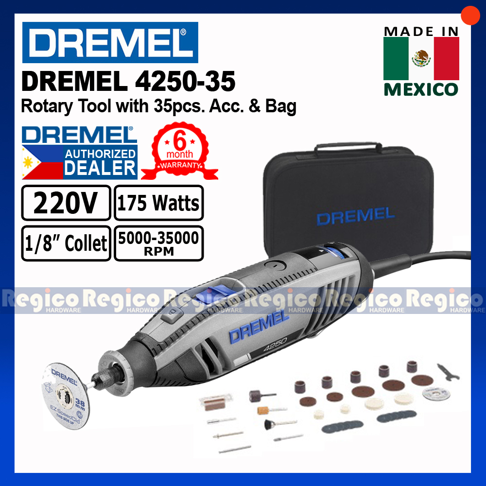 DREMEL 4250 Rotary Tool with 35pcs. Accessories and Bag 4250-35