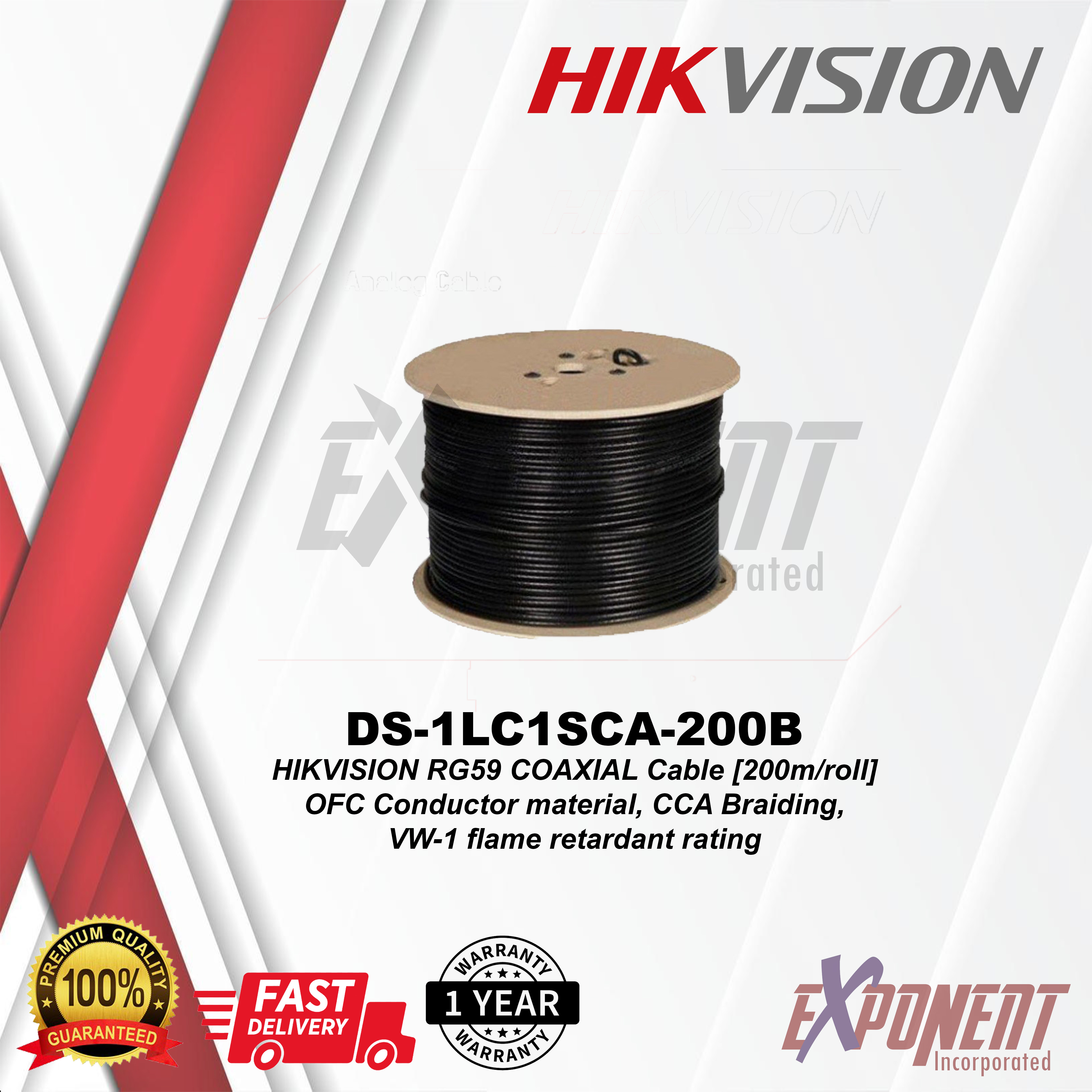 Hikvision 2024 coaxial cable