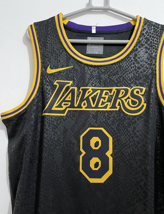 Los 【High Lakers New Jersey Original Men's Heat-pressed Angeles