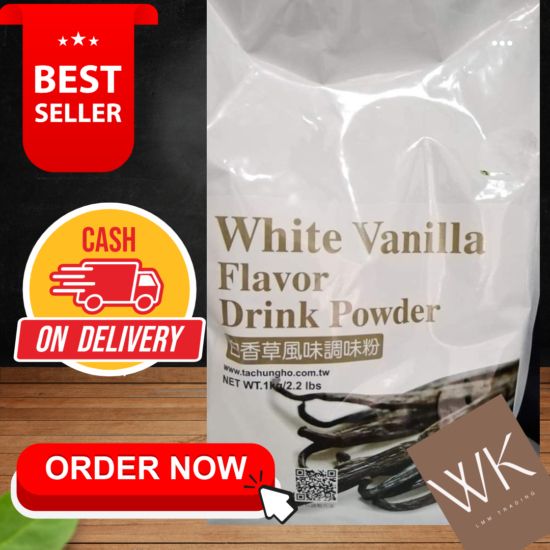 👌👌 White Vanilla Flavor Powder Tachungho Brand 1kg 👌👌 Milk Tea Instant