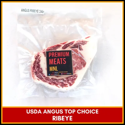 USDA Angus Top Choice Premium Ribeye 3/4 inch thick steak - Premium Beef