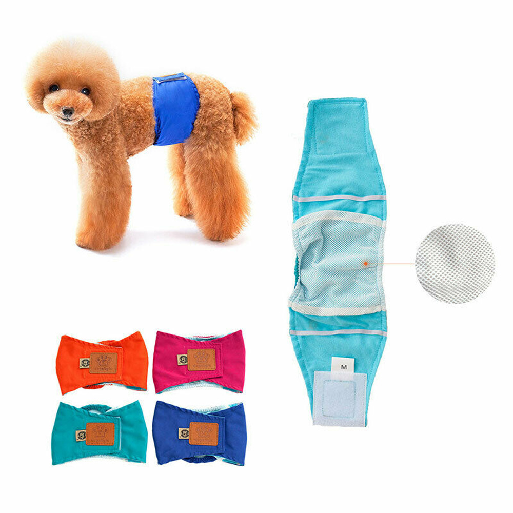 MARTH Reusable Briefs For Male Dog Nappy Menstruation Diaper Belly Wrap Band Pet Short Dog Panties Physiological Underwear