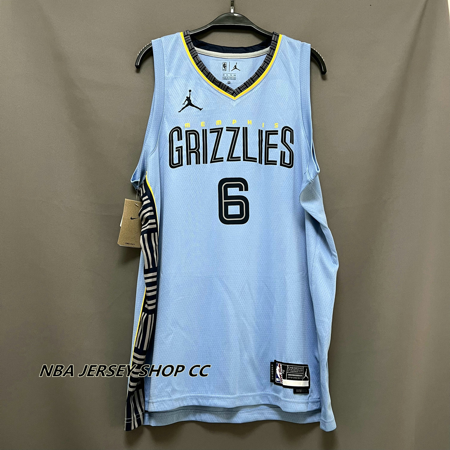 Memphis Grizzlies 6 Kenneth Lofton Jr. 2022-23 Statement Edition Light Blue  Men Jersey - Bluefink