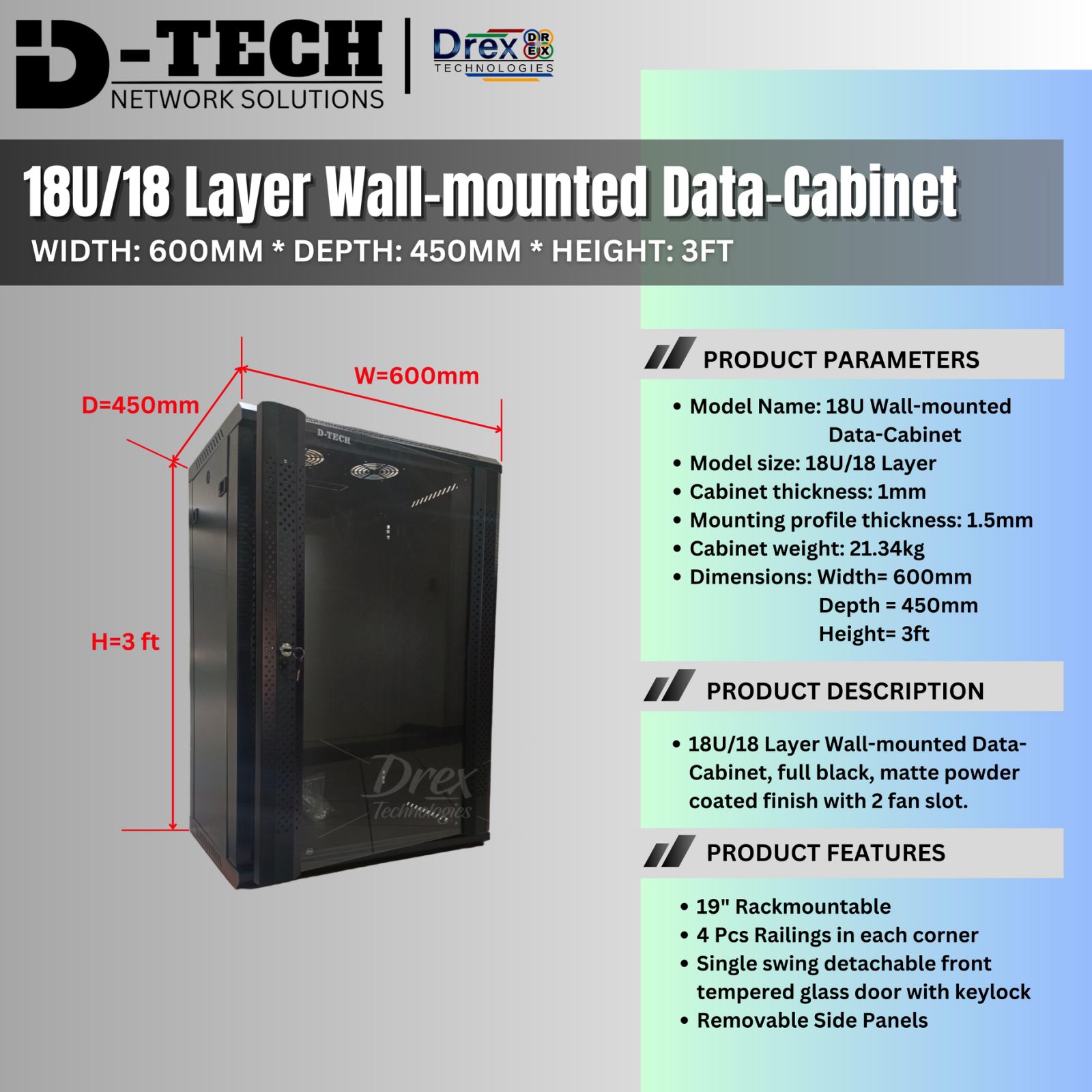 18u Rack Cabinet Dimensions | Cabinets Matttroy