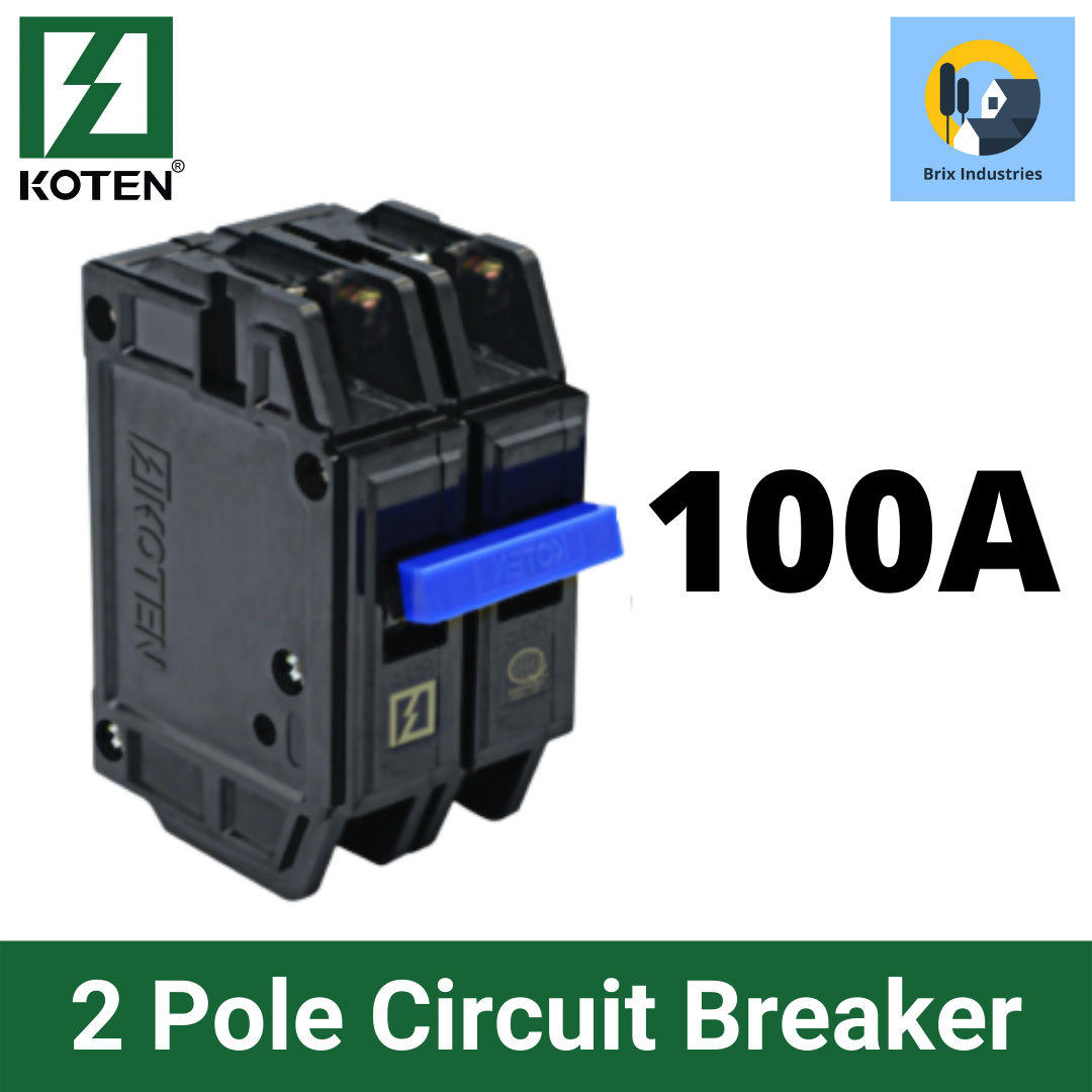 Koten Molded Case Circuit Breaker BoltOn HPH 2 Pole 15A 20A 30A 40A