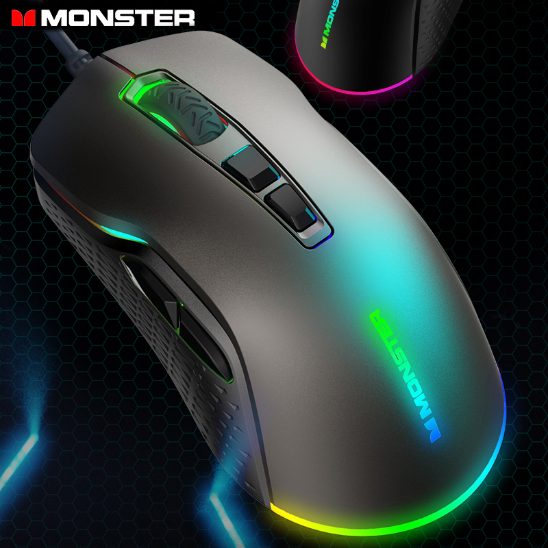 Monster KMH5 Gaming mouse wired mouse | Lazada PH