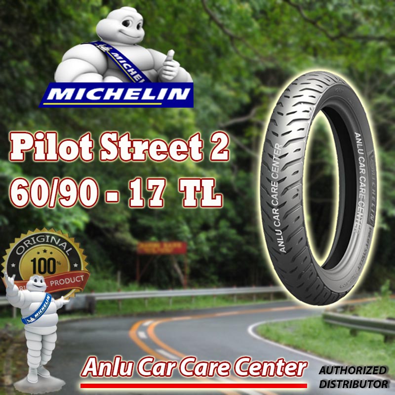 Pilot Street 2 Michelin Motorcycle Tire 60/90 R17 Lazada PH