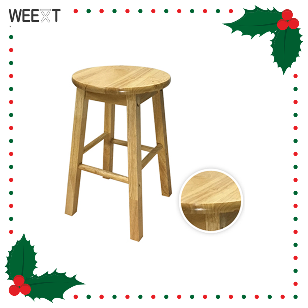 Weext Wooden Bar Stool 18 Inch Height, 18 Inch Wooden Bar Stools