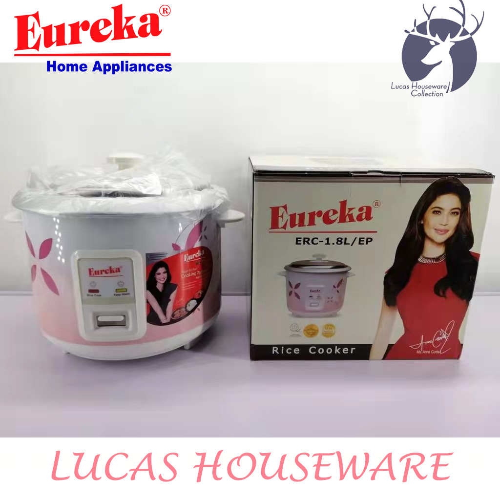 EUREKA RICE COOKER WITH OUT STEAMER ERC EP 1.0L / 1.5L / 1.8L NO