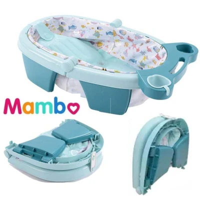 Mambo foldable baby bath tub portable baby bather 0 months to 2 years old