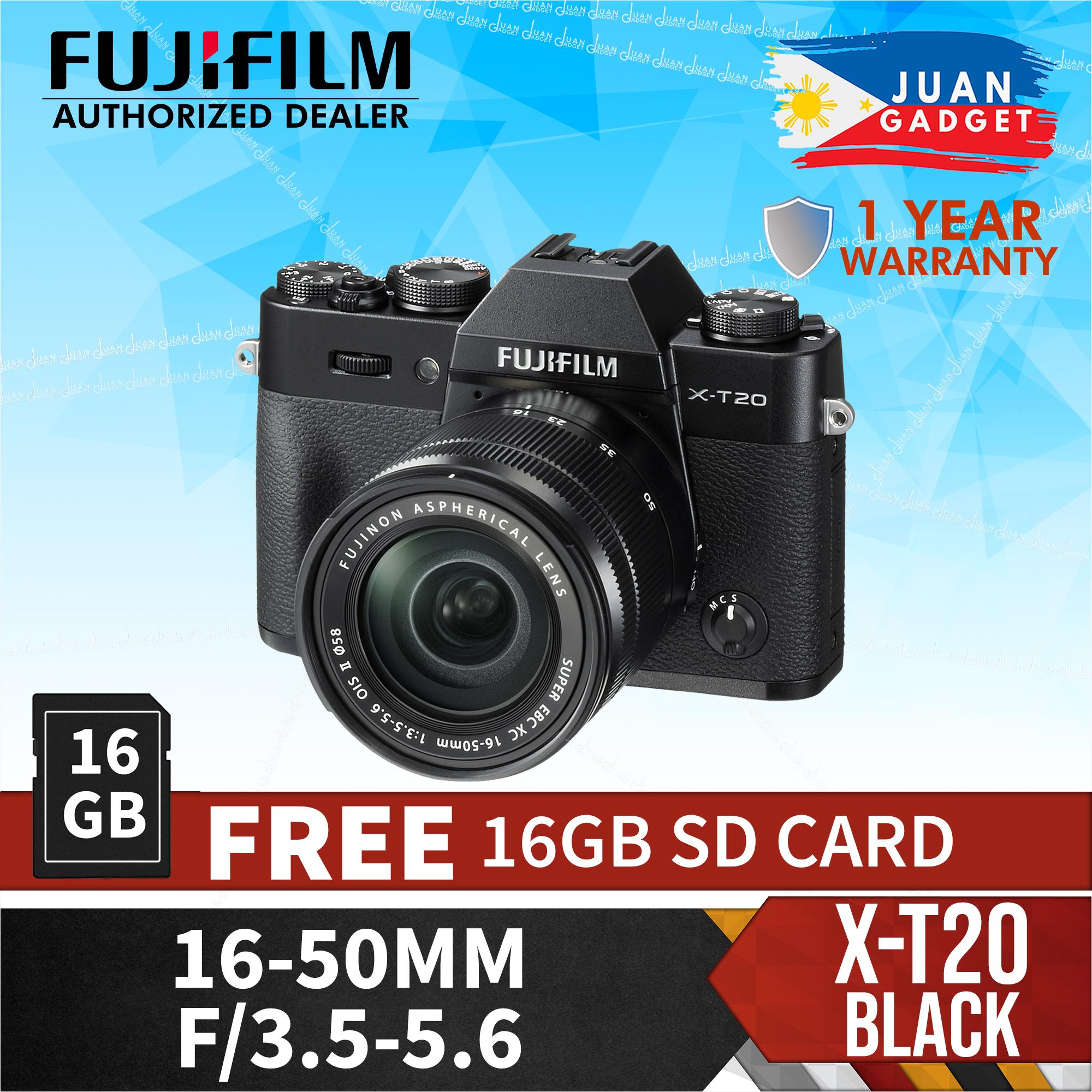 FUJIFILM XT20 Mirrorless Digital Camera with 1650mm Lens and Free