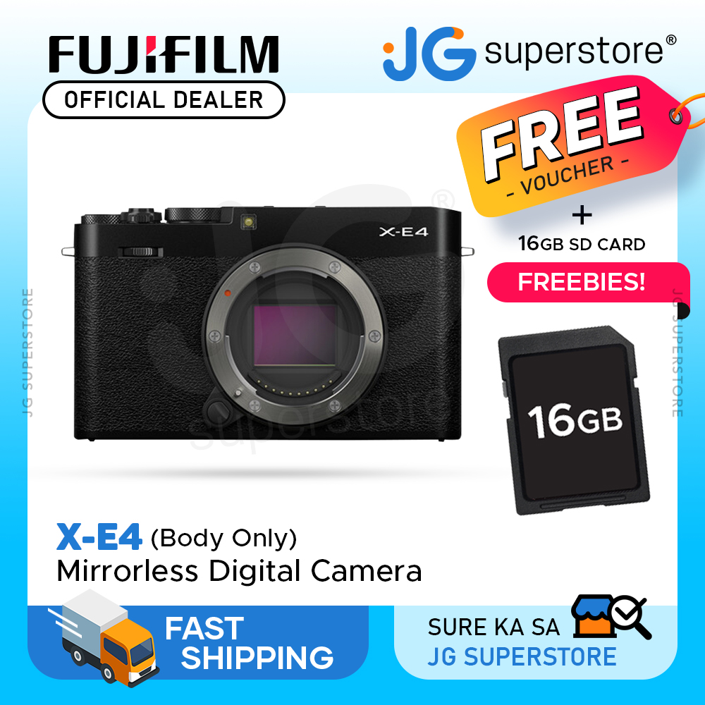 FUJIFILM XE4 Body 26.1MP Mirrorless Camera (Body Only) (Black, Silver