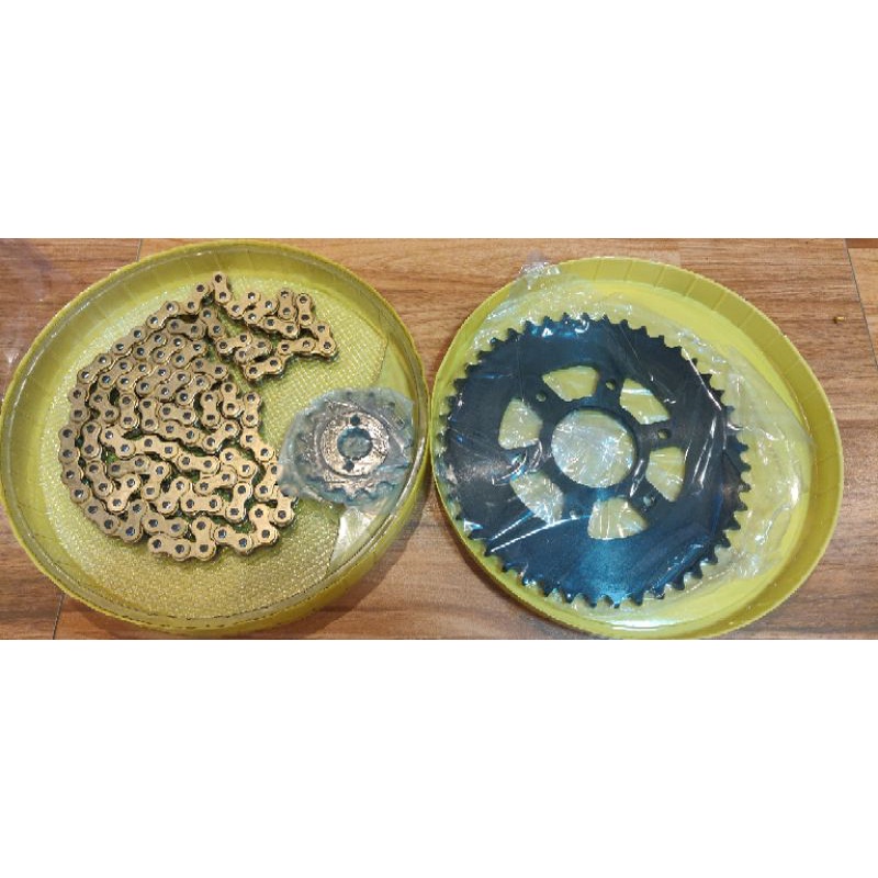 KAWASAKI BAJAJ DOMINAR 400 CHAINSET CHAIN SPROCKET SET 15/45 seamless