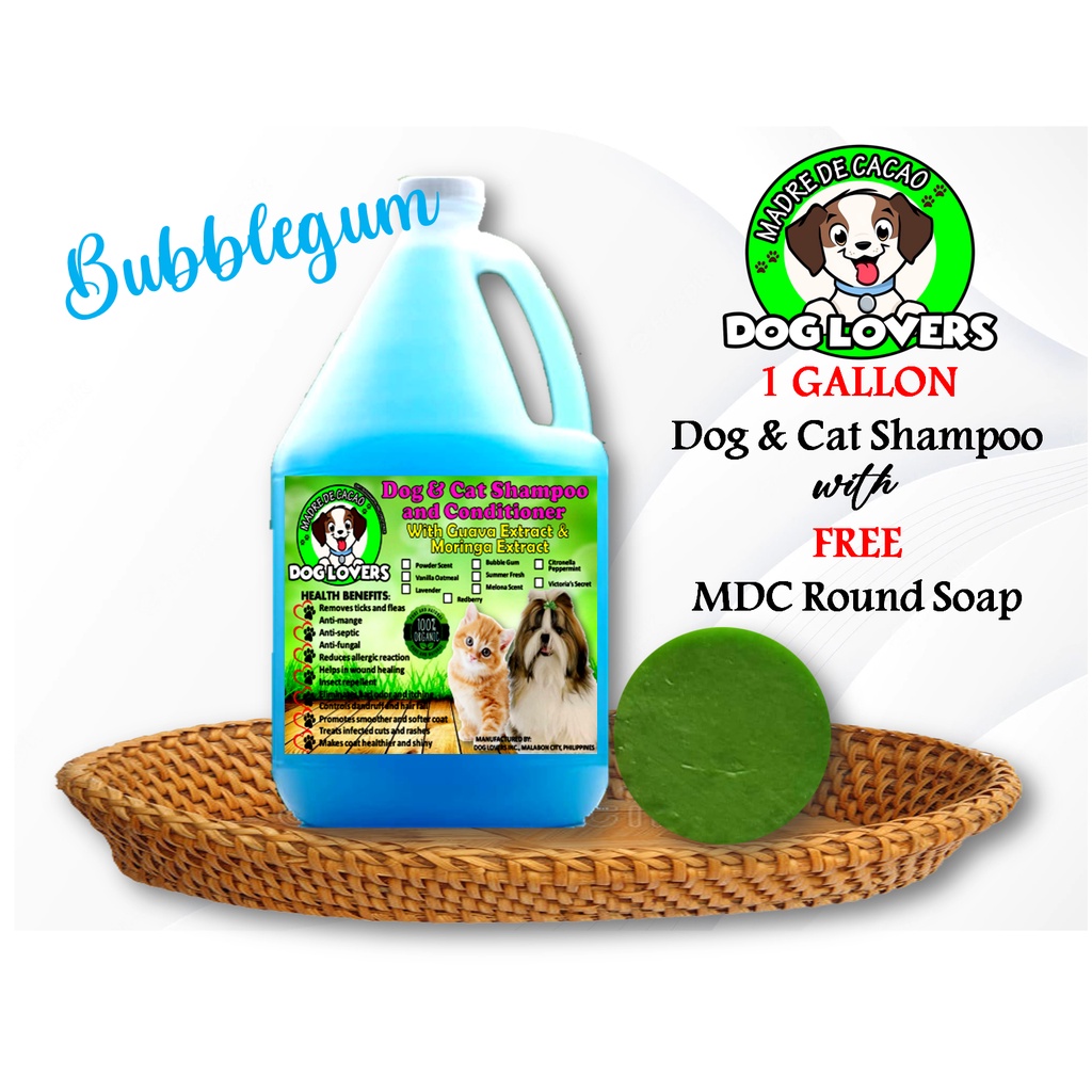 DOG AND CAT SHAMPOO W/ FREE SOAP 1GALLON 3.6 LITERS Lazada PH