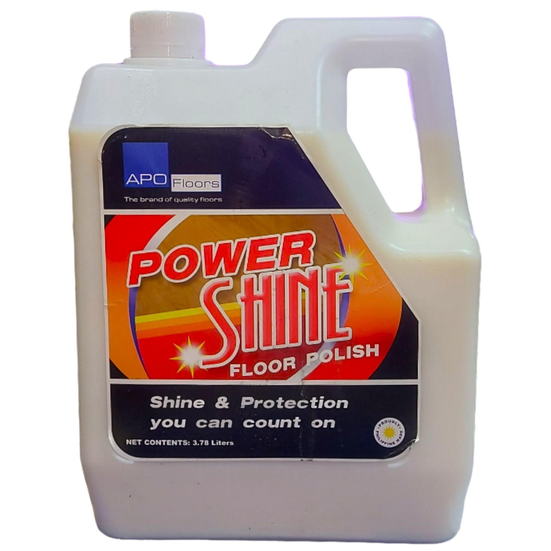 Apo Power Shine Floor Polish Powershine - 1 Gallon | Lazada PH