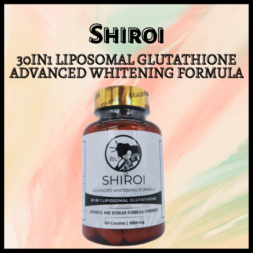 Shiroi Advanced Whitening Formula 30 in 1 Liposomal Glutathione | Lazada PH