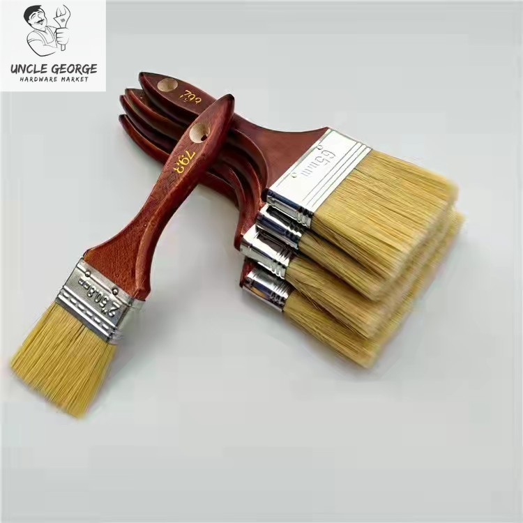 Paint Brush Premium Mahogany Handle Paint Brush 1inch 1 1/2inch 2inch 2