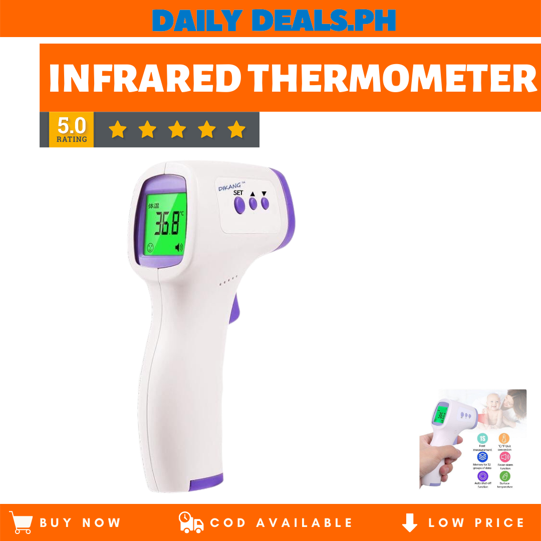 Forehead Thermometer Infrared Thermometer Non Contact Thermometers With Fever Alarm Handheld 5831