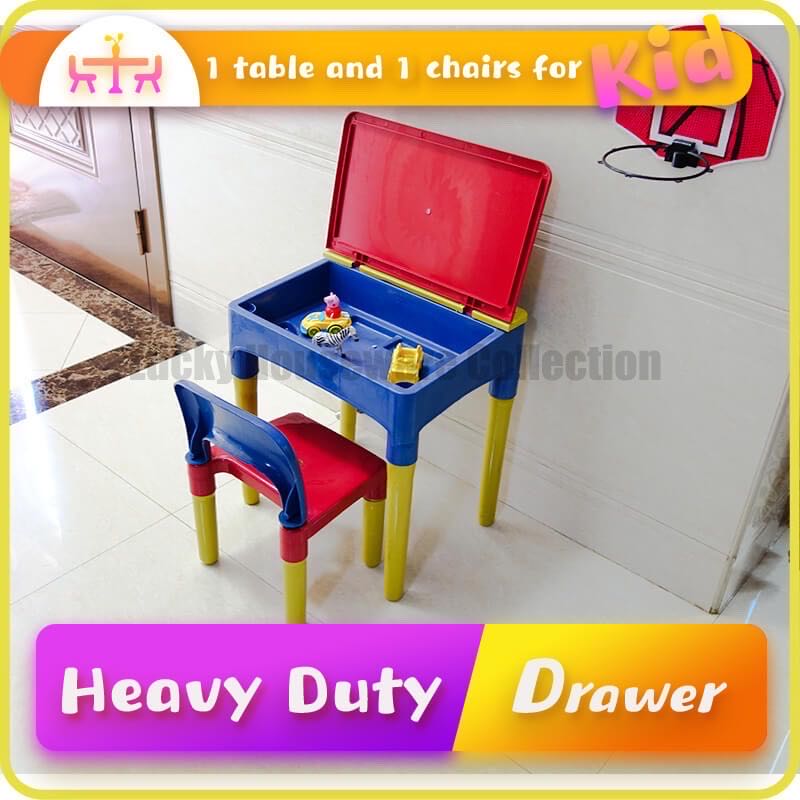 play school desk and chair