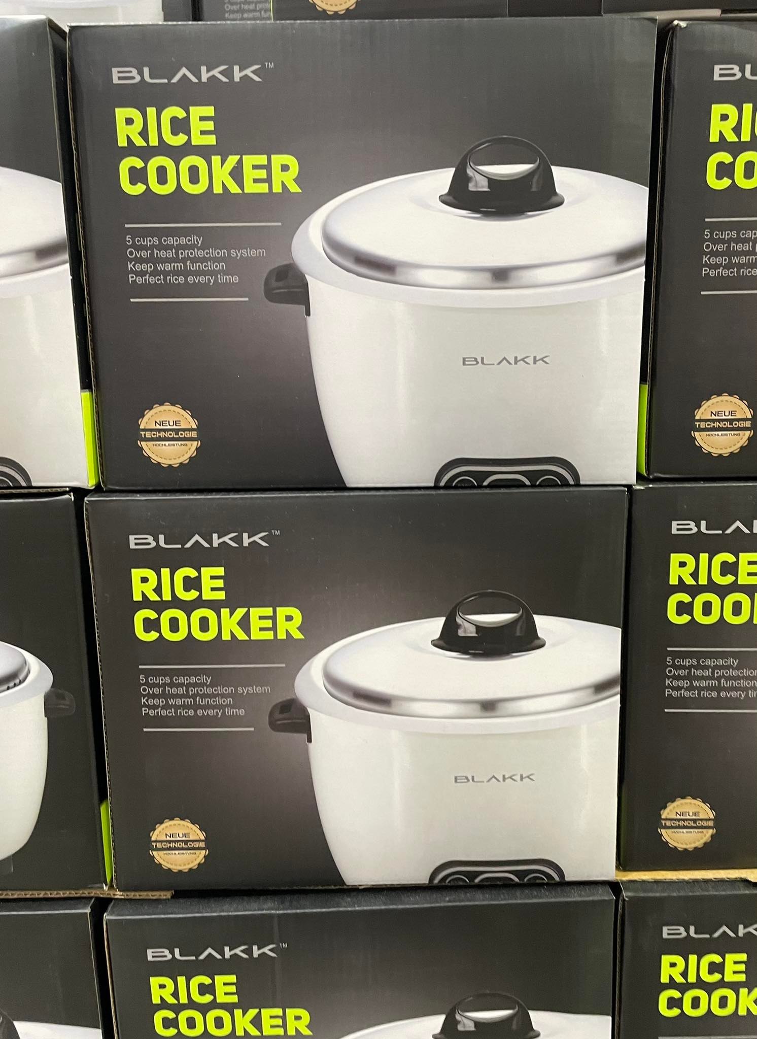BLAKK RICE COOKER 5 CUPS Lazada PH