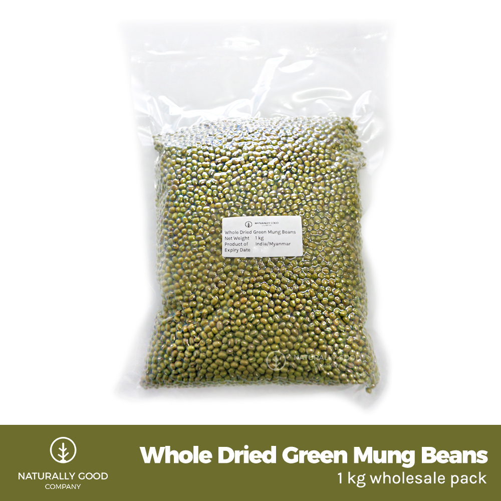 Dried Whole Green Mung Beans (1 kg wholesale pack) Lazada PH