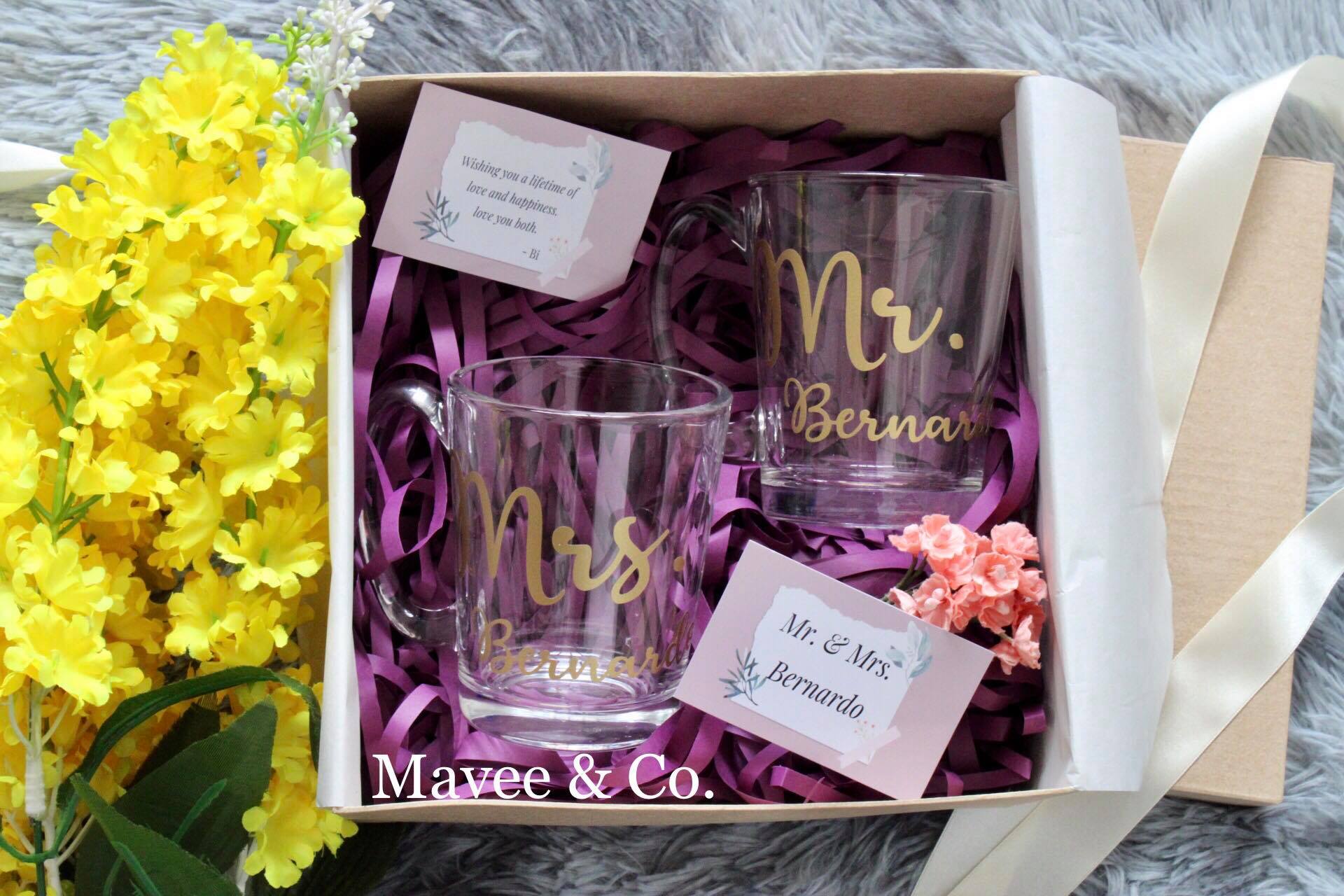 MAVEE PERSONALIZED CLEAR MUG GIFT BOX Lazada PH