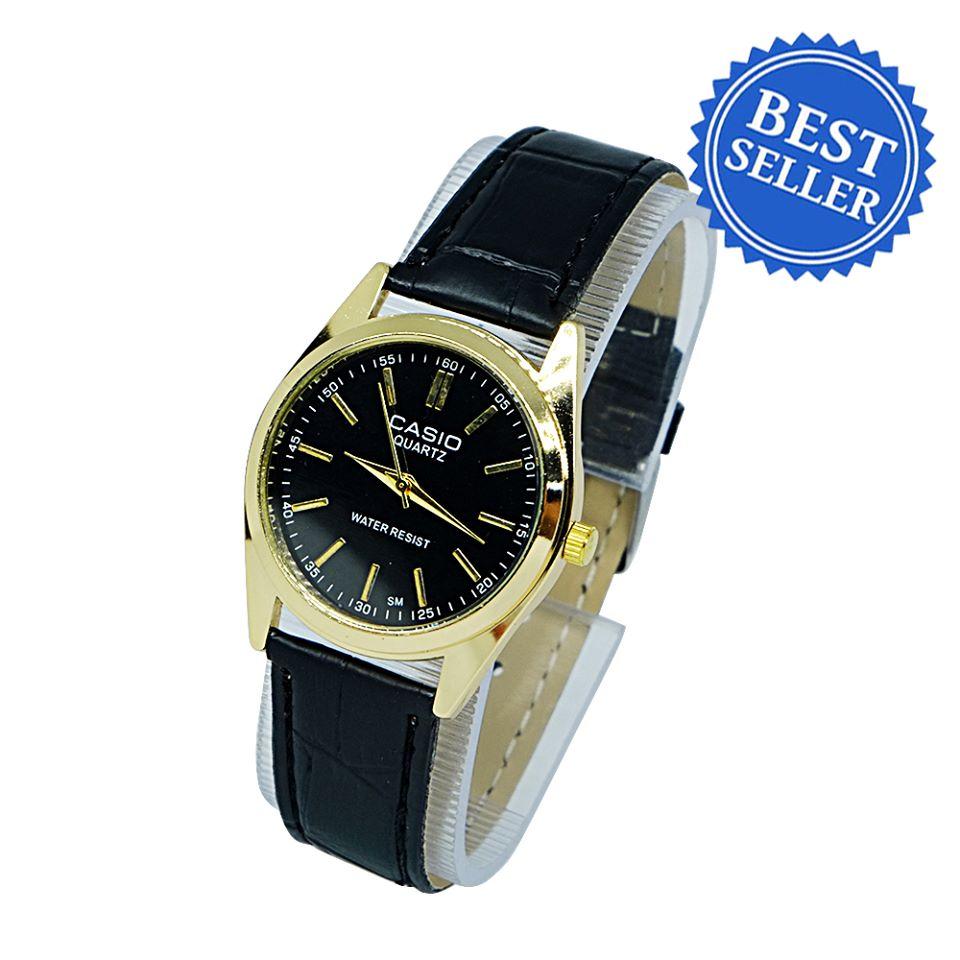 casio quartz black watch