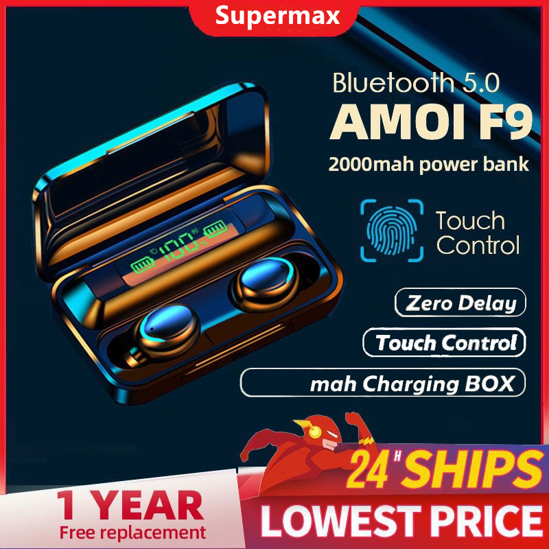 Bluetooth Earphone Tws F9 Earbuds Price TWS EMMAA F9 Earbuds