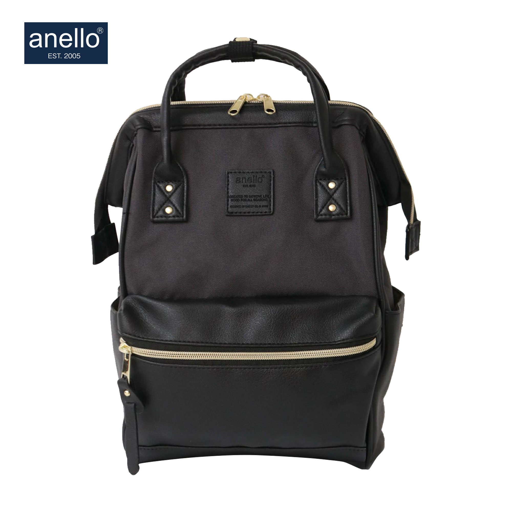 Anello Polyester Canvas Backpack Rucksack Mini Size AT-B0197B